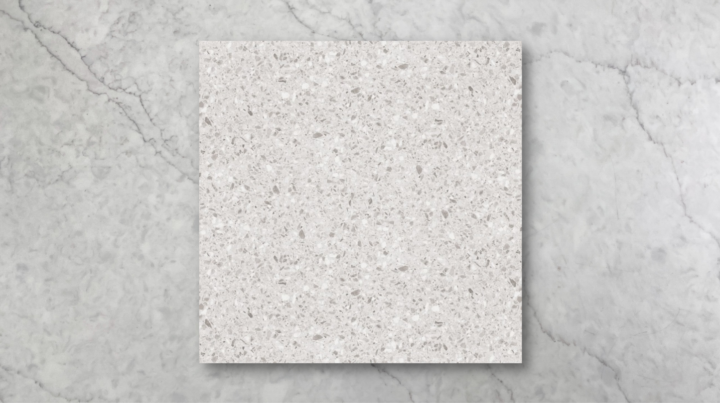 Icon White Terrazzo Look