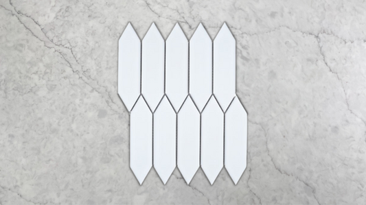 Pailng White Mosaic 48x195