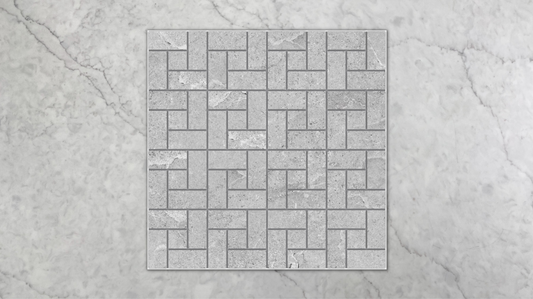 Kew Stone Light Grey Windmill Mosaic