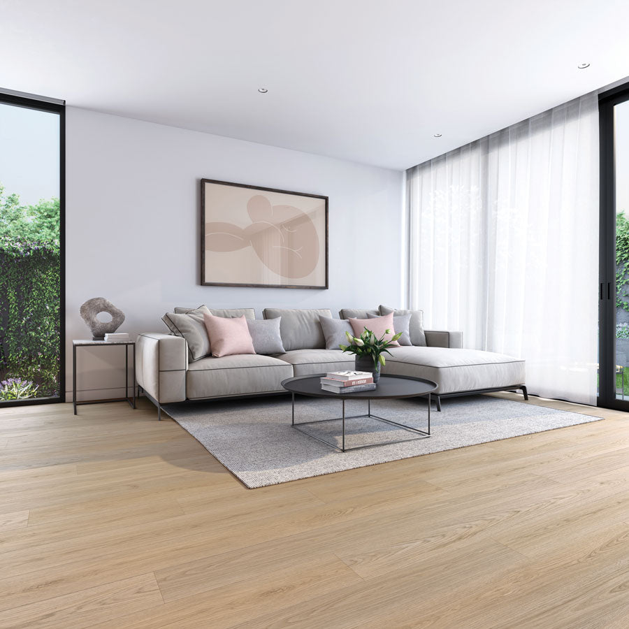 Light Oak Hybrid Flooring