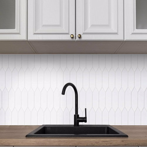 Pailng White Mosaic 48x195