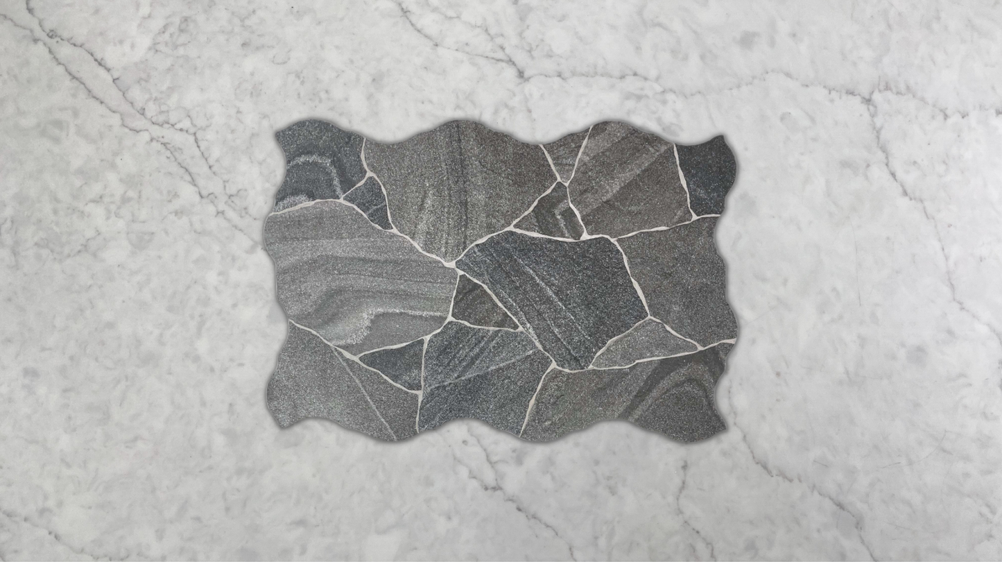 C-Rock Crazy Pave Porcelain Tile