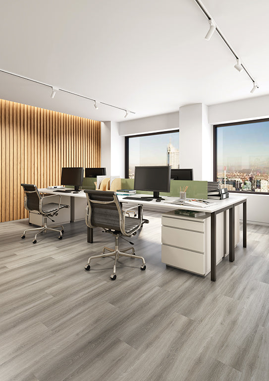 Smoke Grey Vinyl Flooring