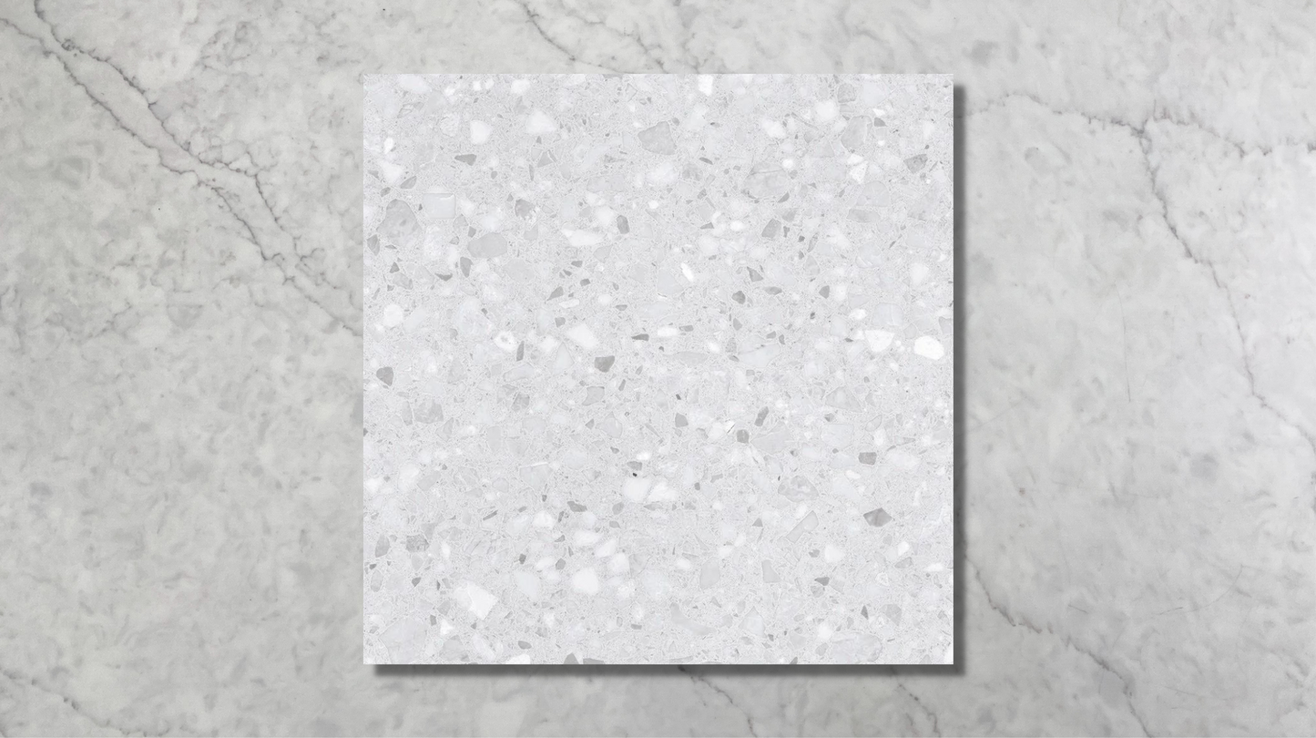 Vogue Silver Terrazzo Look