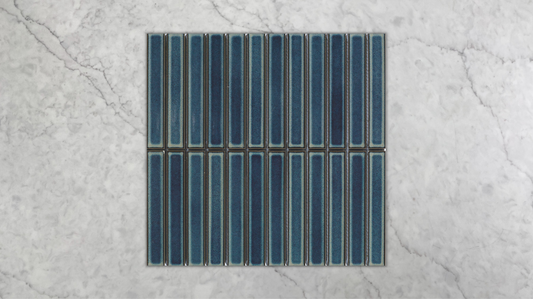 3D Concave Kit Kat Speckle Light Blue Mosaic 20x145