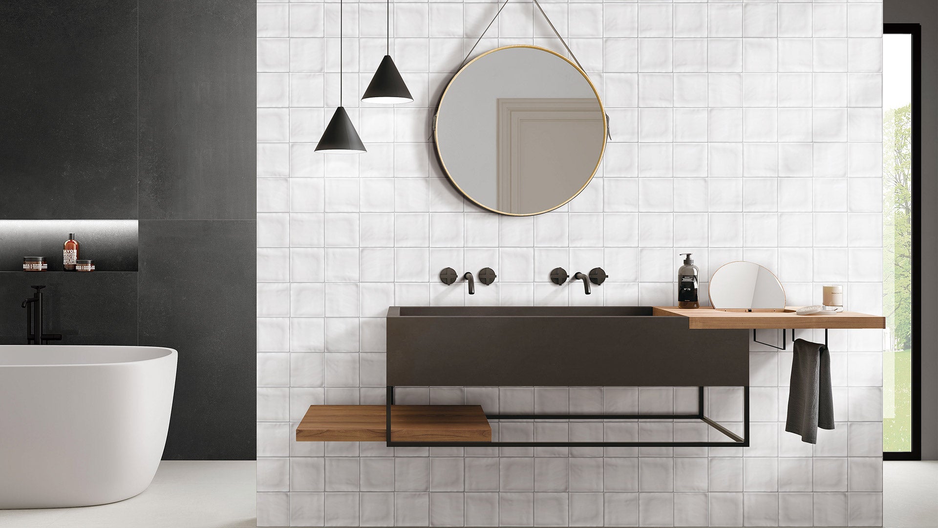 Splendour White Wall Tile – La Monte Tiles & Flooring